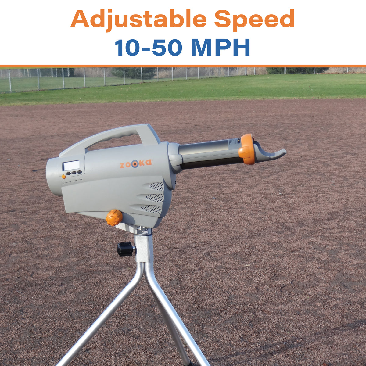 Baseball Pitching Machine with Adjustable Speed