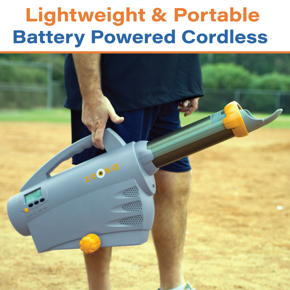 Portable Cordless Lightweight Baseball Pitching Machine