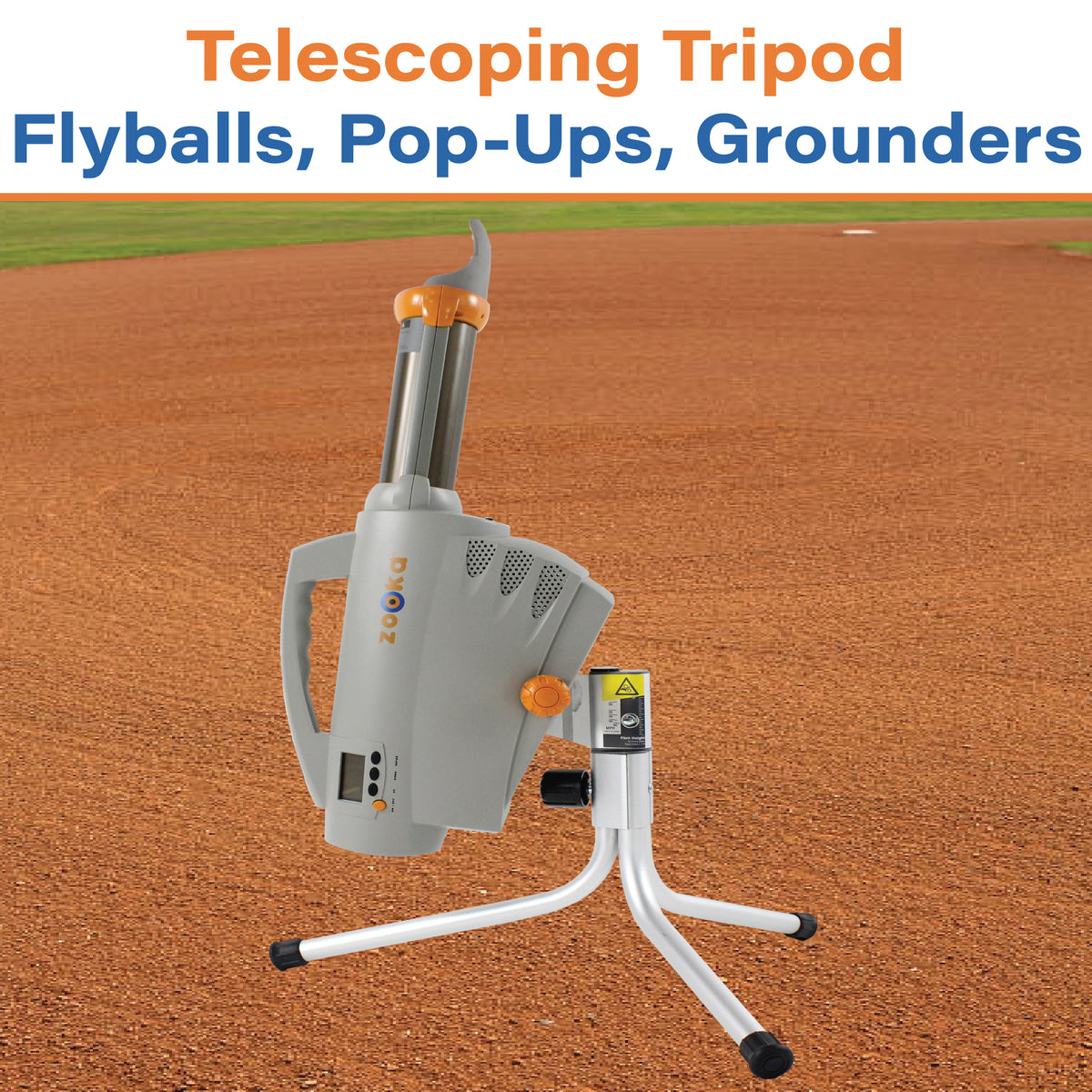 Zooka 720 Pitching Machine for Baseball Practice