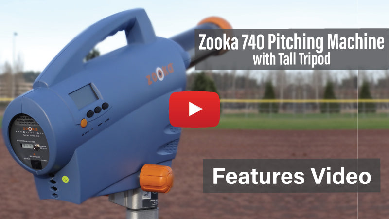 Zooka ZS740 Baseball Pitching Machine Full Features Video 