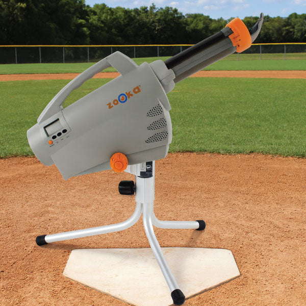 Zooka ZS720 Pitching Machine Baseball Field
